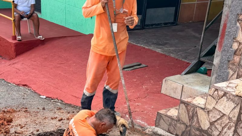 Prefeitura de Manaus inicia recuperação de galeria subterrânea no bairro Compensa e reforça ações de drenagem na zona Oeste