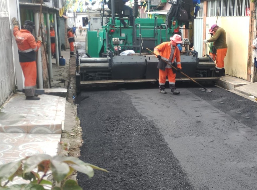Prefeitura de Manaus conclui recapeamento no Parque 10 de Novembro e fortalece mobilidade em importante via da zona Centro-Sul