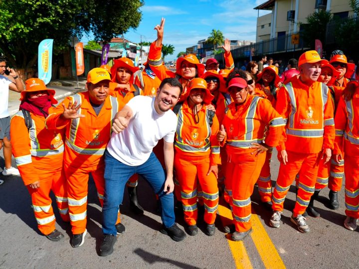 Prefeito Renato Junior estreia faixa liberada itinerante no Cidade de Deus, apresenta balanço preliminar das ações do ‘Manaus que a Gente Cuida’ e anuncia extensão dos serviços