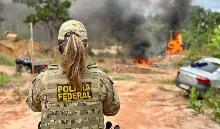 PF investiga esquema de garimpo ilegal e lavagem de dinheiro no Amapá