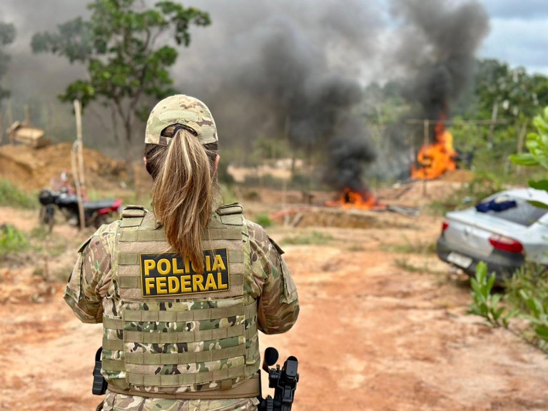 PF investiga esquema de garimpo ilegal e lavagem de dinheiro no Amapá