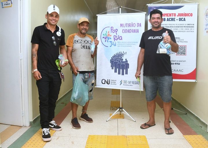 AGU participa de mutirão de atendimento à população de rua no Acre