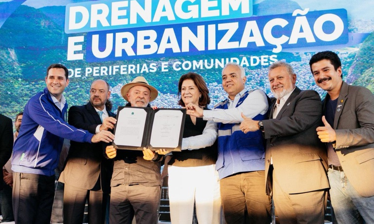 Novo PAC investe R$ 1,1 bi em urbanização e drenagem em comunidades e favelas cariocas