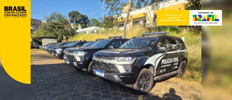 Fundo Nacional de Segurança Pública viabiliza mais de 270 viaturas para MG e SP
