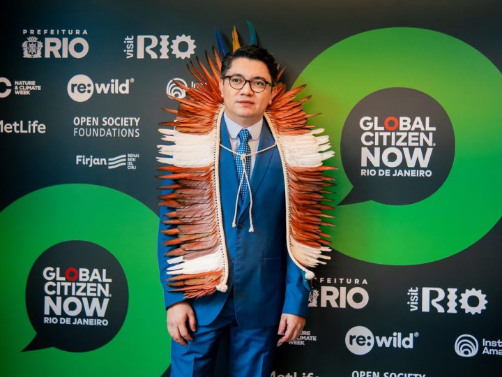 ‘Crise climática é discussão sobre democracia’, afirma Eloy Terena em conferência internacional no Rio