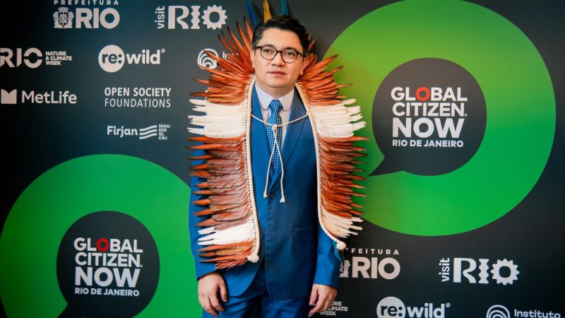 ‘Crise climática é discussão sobre democracia’, afirma Eloy Terena em conferência internacional no Rio