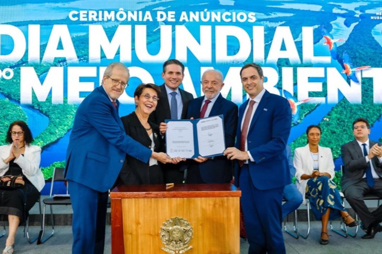 Lula afirma que Brasil ganha maior credibilidade no mundo para a questão ambiental