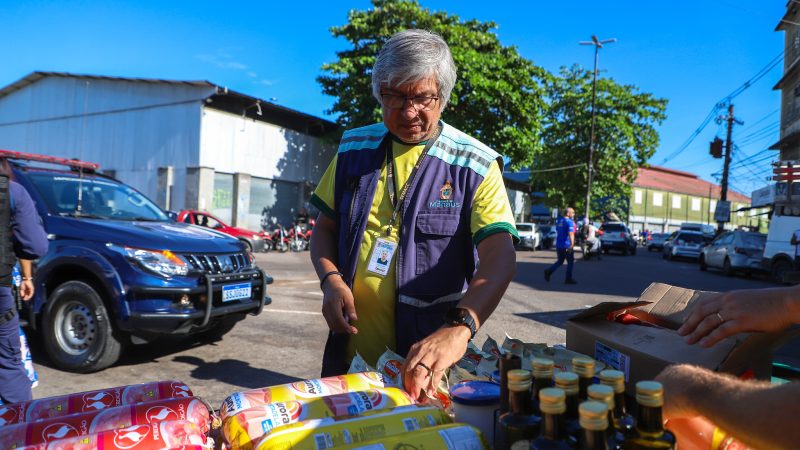 Prefeitura de Manaus reforça atuação durante operação ‘Centro Mais Seguro’ e apreende diversos produtos irregulares
