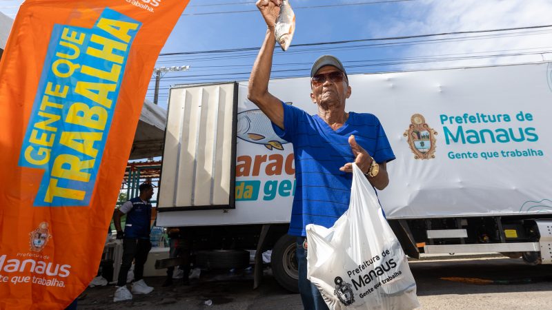Prefeitura entrega cerca de 45 mil jaraquis nas zonas Leste e Oeste de Manaus neste sábado, 4/7