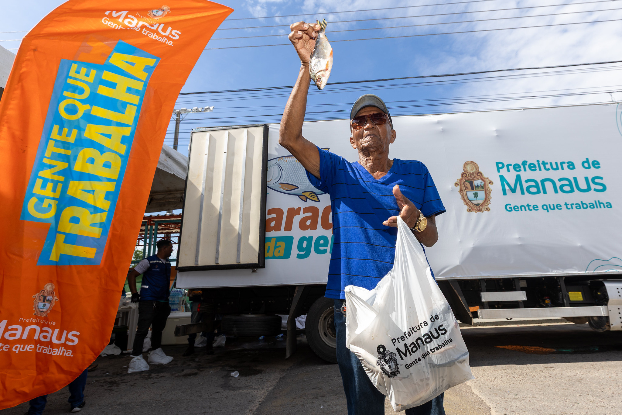 Prefeitura entrega cerca de 45 mil jaraquis nas zonas Leste e Oeste de Manaus neste sábado, 4/7