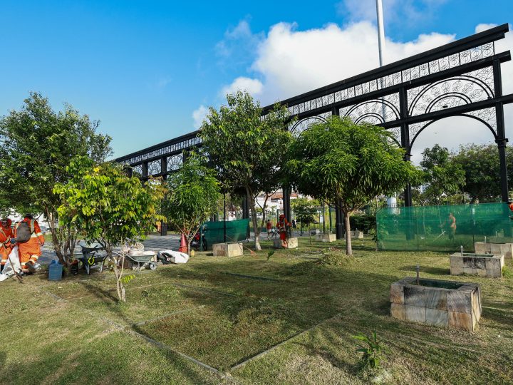 Prefeitura de Manaus intensifica limpeza no parque Jefferson Péres para garantir bem-estar à população