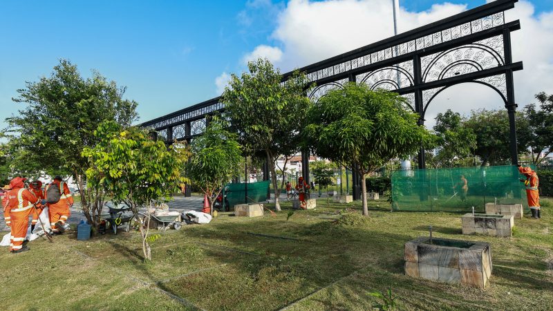 Prefeitura de Manaus intensifica limpeza no parque Jefferson Péres para garantir bem-estar à população