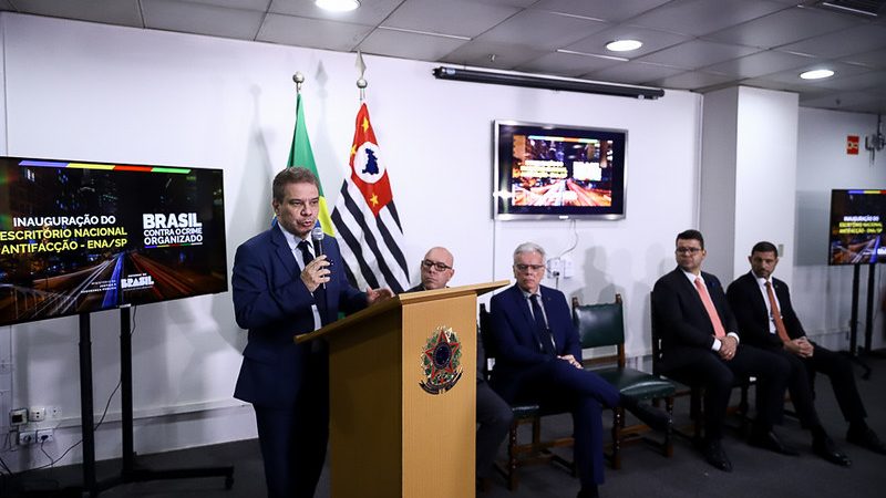 Governo inaugura Escritório Nacional Antifacção em SP e fortalece integração das forças de segurança