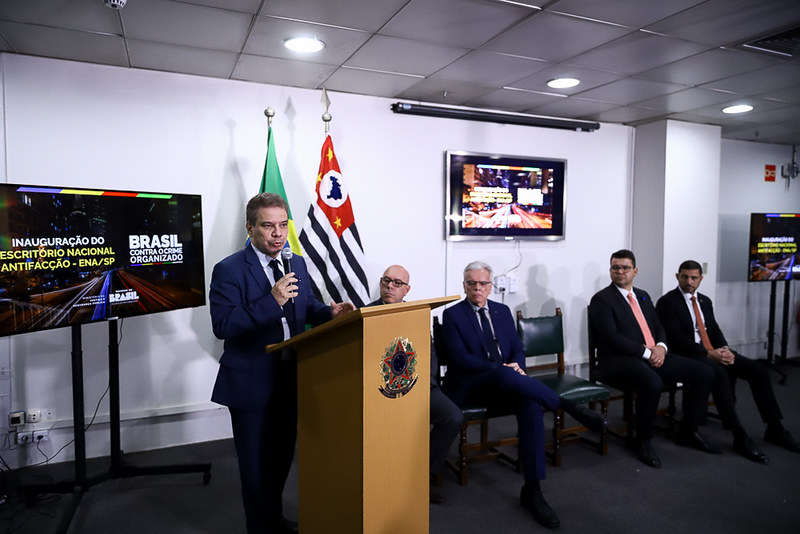 Governo inaugura Escritório Nacional Antifacção em SP e fortalece integração das forças de segurança
