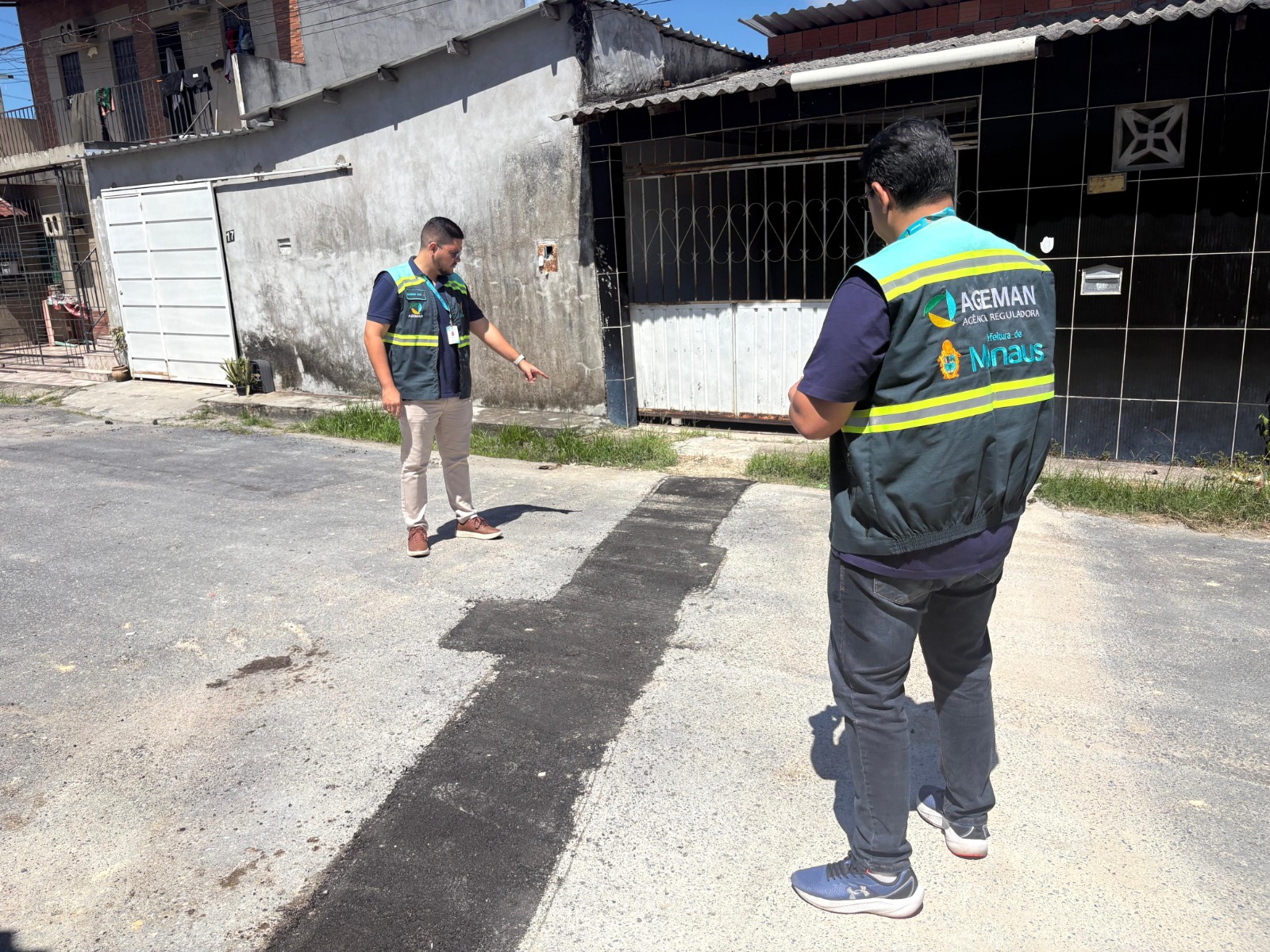 Força-tarefa da Ageman já vistoriou mais de 300 ruas para verificar a recomposição asfáltica realizada pela Águas de Manaus