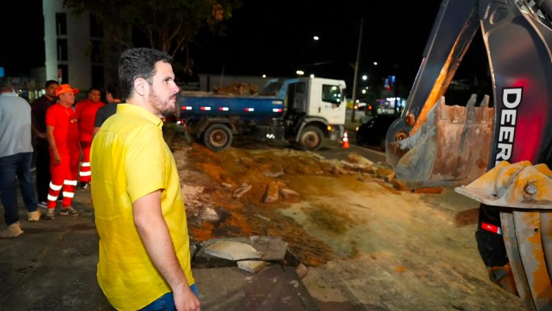 Modernização tecnológica e frentes de obras marcam avanços da gestão do prefeito Renato Junior em infraestrutura e limpeza urbana em Manaus