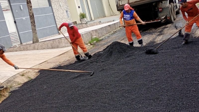 Prefeitura de Manaus intensifica recuperação asfáltica no bairro Flores e garante mais segurança e mobilidade à população