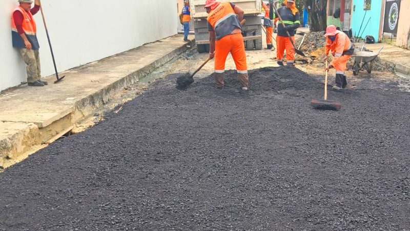 Prefeitura avança com obra de infraestrutura no bairro Cidade Nova e fortalece mobilidade na zona Norte