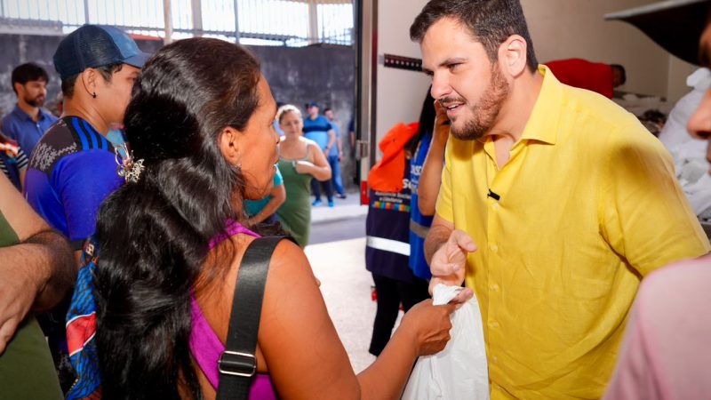 Prefeito Renato Junior começa distribuição gratuita de jaraqui nos bairros de Manaus e amplia ações de segurança alimentar