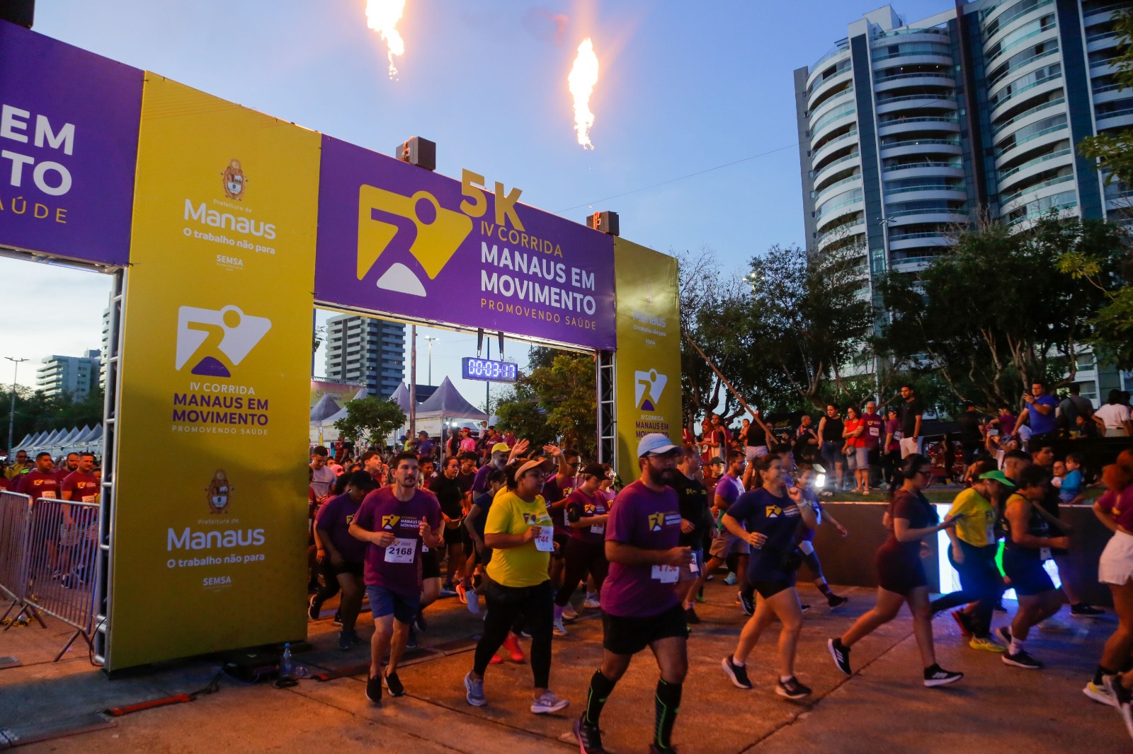 ‘Manaus em Movimento’ ganha impulso com ‘Sabadão da Saúde’ e corrida kids no mirante Lúcia Almeida