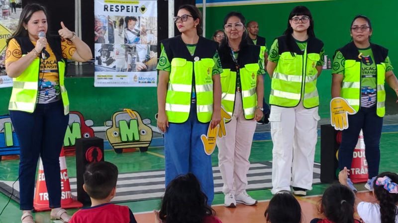 Prefeitura leva projeto ‘Trânsito na Escola’ a estudantes da zona Leste de Manaus