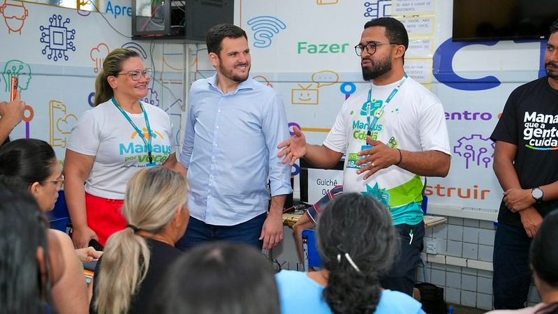 Prefeito Renato Junior aproxima gestão da população com quinta edição do ‘Manaus que a Gente Cuida’ no Colônia Terra Nova