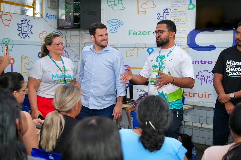 Prefeito Renato Junior aproxima gestão da população com quinta edição do ‘Manaus que a Gente Cuida’ no Colônia Terra Nova