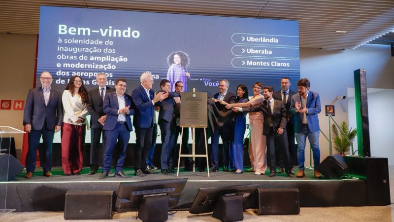 Com R$ 680 milhões de investimentos, obras de modernização dos aeroportos de Uberlândia, Uberaba e Montes Claros são entregues