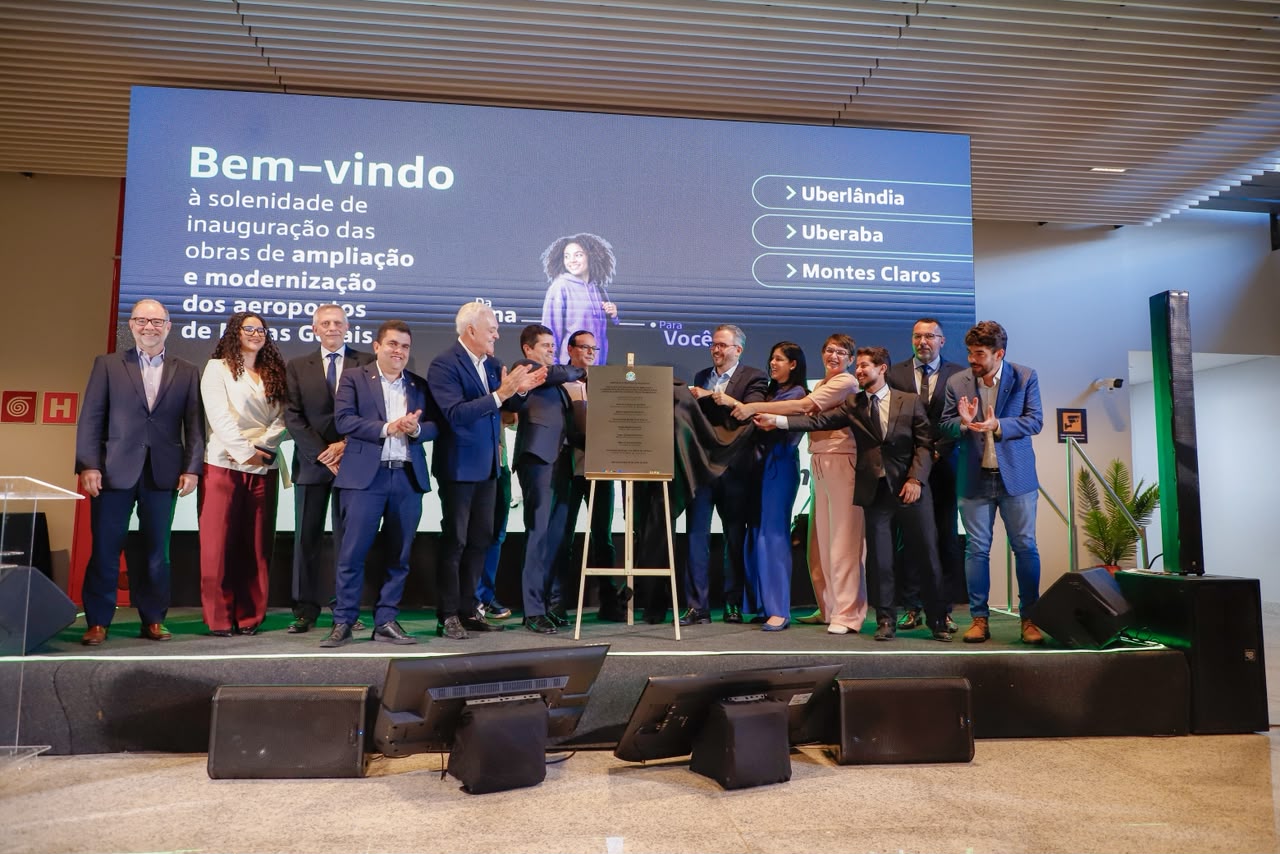 Com R$ 680 milhões de investimentos, obras de modernização dos aeroportos de Uberlândia, Uberaba e Montes Claros são entregues