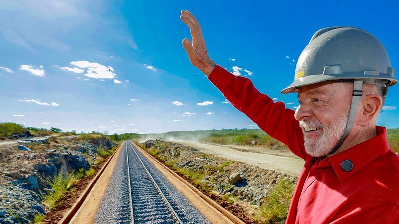 Na Transnordestina, Lula afirma que levar desenvolvimento é obrigação de seu governo