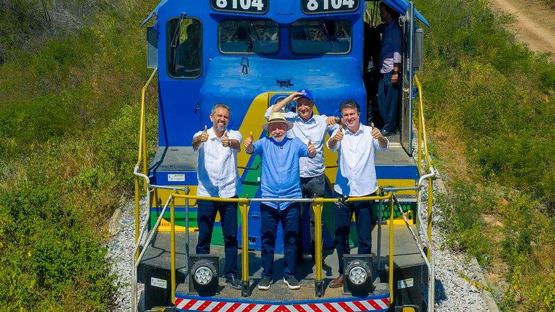 Ferrovia Trasnordestina avança e Lula entrega novas obras e anuncia mais R$ 600 milhões