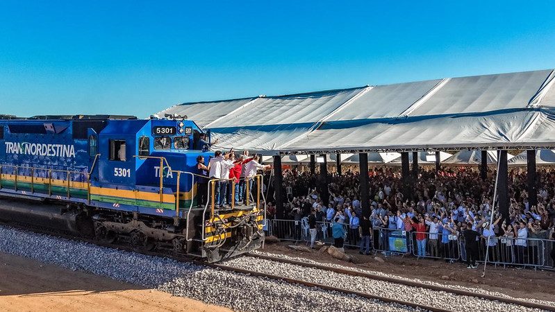 Além das secas: Sudene gere fundo que impulsiona obras da Ferrovia Transnordestina