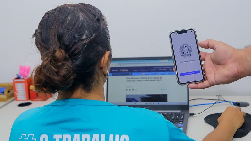 Sine Manaus oferta 508 vagas de emprego nesta segunda-feira, 3/8