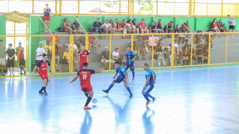Prefeitura de Manaus realiza as finais de futsal dos Jogos de Integração dos Servidores da Semed