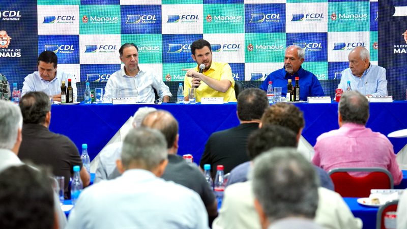 Prefeito Renato Junior reúne comerciantes na CDL e anuncia medidas de desburocratização reforçando ações de revitalização do Centro de Manaus