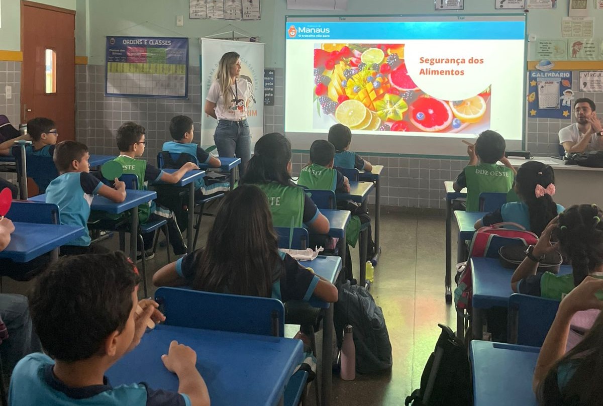 Prefeitura inicia Semana da Vigilância Sanitária 2026 com o projeto ‘Fiscais Mirins’ em escolas de Manaus nesta segunda-feira, 3/8