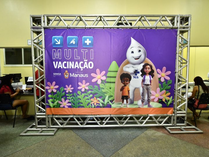Prefeitura de Manaus inicia campanha para atualização vacinal de crianças e adolescentes