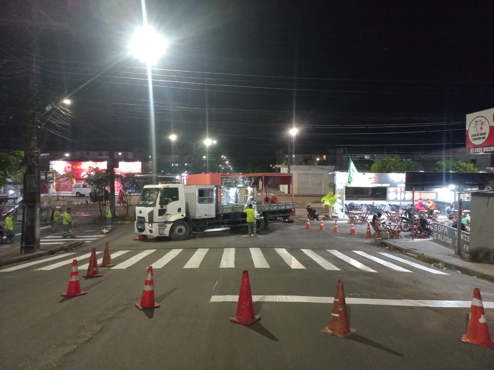 Prefeitura reforça segurança no trânsito com nova sinalização nos bairros Centro, Cachoeirinha e Cidade Nova e conjunto Parque das Nações