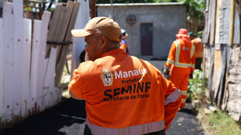 Prefeitura de Manaus leva asfalto pela primeira vez à rua Monte Cristo e transforma mobilidade no bairro Nova Cidade